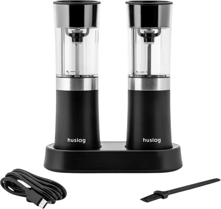 Huslog Grinder Set with Charging Base - Black
