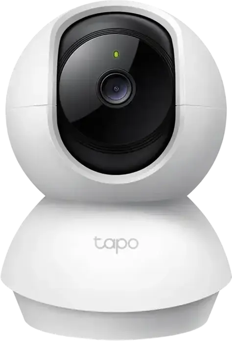 TP-Link Tapo C210 Indoor Pan/Tilt Home Security Wi-Fi Camera, 2K 3MP Resolution, 360° Horizontal View, Night Vision, Two-Way Audio, Set of 2