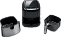 Frigitore cu aer Gorenje AF1700DB, 1700W, Bol Antiaderent 5L, Control Tactil Digital, Timer 60 min, Circulatie aer cald, Negru si Inox