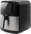 Frigitore cu aer Gorenje AF1700DB, 1700W, Bol Antiaderent 5L, Control Tactil Digital, Timer 60 min, Circulatie aer cald, Negru si Inox
