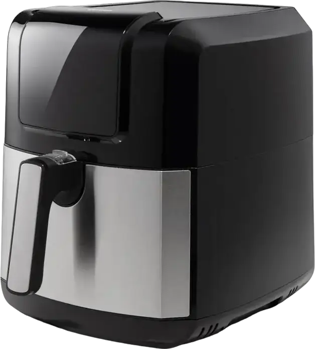 Frigitore cu aer Gorenje AF1700DB, 1700W, Bol Antiaderent 5L, Control Tactil Digital, Timer 60 min, Circulatie aer cald, Negru si Inox