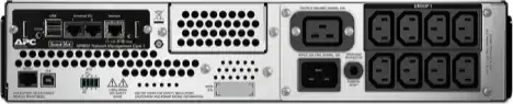 ИБП APC Smart-UPS SMT3000RMI2U-NC с линейно-интерактивной топологией, 3000ВА/2700Вт, 230В, исполнение Rackmount, 9 разъемов IEC-320, черный