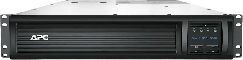 ИБП APC Smart-UPS SMT3000RMI2U-NC с линейно-интерактивной топологией, 3000ВА/2700Вт, 230В, исполнение Rackmount, 9 разъемов IEC-320, черный