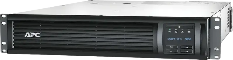 ИБП APC Smart-UPS SMT3000RMI2U-NC с линейно-интерактивной топологией, 3000ВА/2700Вт, 230В, исполнение Rackmount, 9 разъемов IEC-320, черный