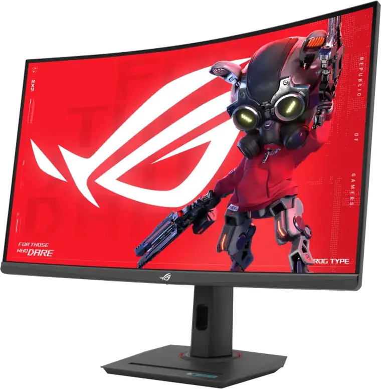 Monitor Gaming Curbat ASUS ROG Strix XG32WCMS 31.5 inch, WQHD 2560x1440, 280Hz, 1ms, Panou VA, 1500R, HDR10, Adaptive-Sync, HDMI 2.1, USB-C, Negru