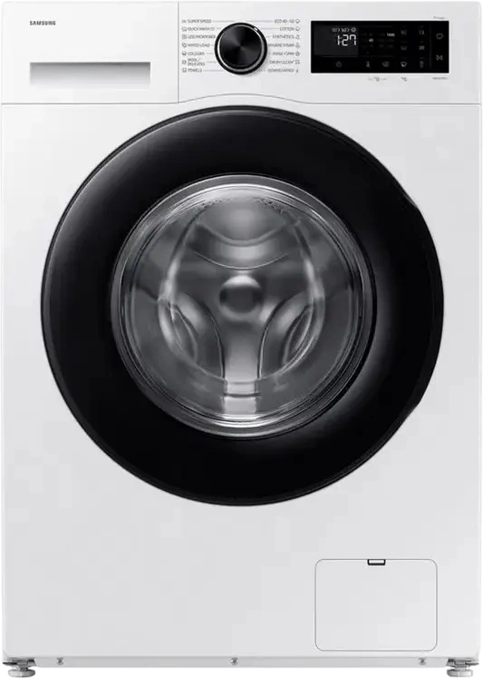 Стиральная машина Samsung WW10FG5U3EAELE с фронтальной загрузкой, 10 кг, класс энергоэффективности A, Digital Inverter, SmartThings, очистка паром