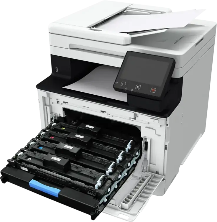 Canon i-SENSYS MF752Cdw II Color Laser Multifunction Printer, Print Copy Scan, 33ppm, 1200MHz, 1GB RAM, 4GB Storage, Duplex, Wireless, White
