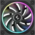 Set de 3 ventilatoare Deepcool FL12 SE ARGB, 120mm PWM cu rulment hidraulic, 400-1900 RPM, Negru, Inel Luminos Halo