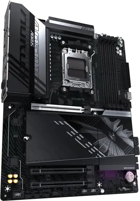 Gigabyte B850 Aorus Elite WiFi7 Motherboard, AMD AM5 Socket, B850 Chipset, DDR5 8200MHz OC, PCIe 5.0, 3x M.2, WiFi 7, Bluetooth 5.4, ATX Form Factor