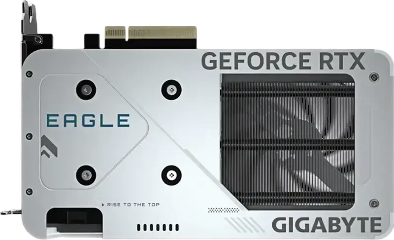 Видеокарта Gigabyte GeForce RTX 5060 Eagle OC ICE, 8ГБ GDDR7, PCI-E 5.0, охлаждение Windforce с 2 вентиляторами, белая, GV-N5060EAGLEOC ICE-8GD