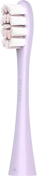Cap de perie Oclean Professional Clean P1C13 P02, peri DuPont Diamond, W2 Optimal White, curățător de limbă, violet, set de 2 piese