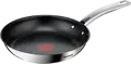 Tefal Intuition B8170544 Stainless Steel Non-Stick Frypan, Titanium Coating, Thermo-Fusion Integral Base, 26 cm, Grey