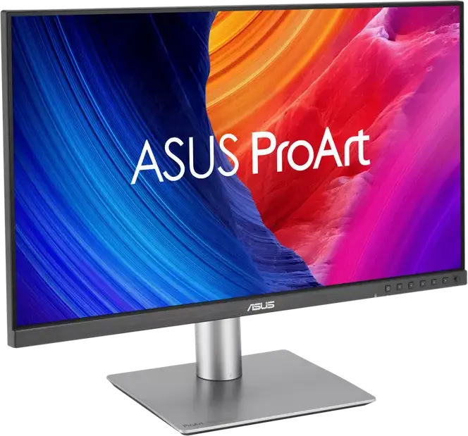Monitor Profesional ASUS ProArt PA278CGRV 27", WQHD 2560x1440 IPS LED, 144Hz, HDR10, sRGB 100%, Calman Verified, USB-C 96W PD, KVM Switch, Negru/Argintiu