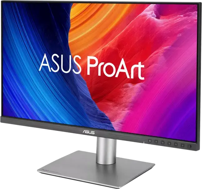 Monitor Profesional ASUS ProArt PA278CGRV 27", WQHD 2560x1440 IPS LED, 144Hz, HDR10, sRGB 100%, Calman Verified, USB-C 96W PD, KVM Switch, Negru/Argintiu