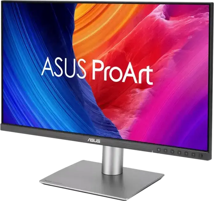 Monitor Profesional ASUS ProArt PA278CGRV 27", WQHD 2560x1440 IPS LED, 144Hz, HDR10, sRGB 100%, Calman Verified, USB-C 96W PD, KVM Switch, Negru/Argintiu