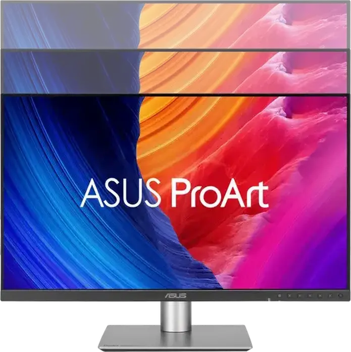 Monitor Profesional ASUS ProArt PA278CGRV 27", WQHD 2560x1440 IPS LED, 144Hz, HDR10, sRGB 100%, Calman Verified, USB-C 96W PD, KVM Switch, Negru/Argintiu