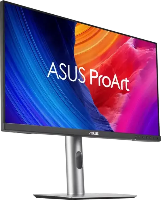 Monitor Profesional ASUS ProArt PA278CGRV 27", WQHD 2560x1440 IPS LED, 144Hz, HDR10, sRGB 100%, Calman Verified, USB-C 96W PD, KVM Switch, Negru/Argintiu