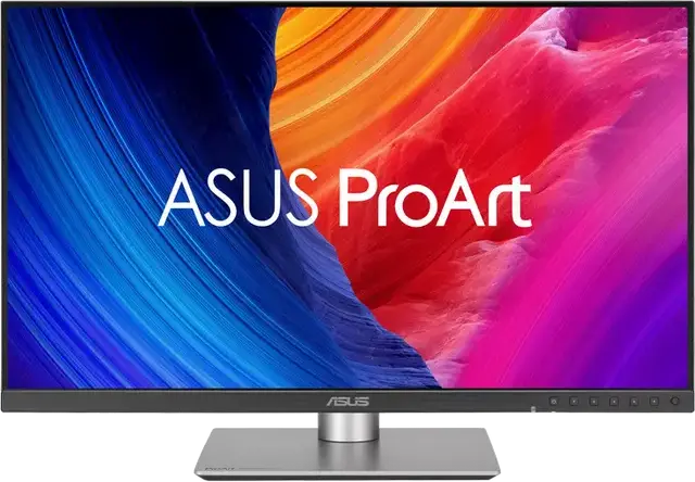 Monitor Profesional ASUS ProArt PA278CGRV 27", WQHD 2560x1440 IPS LED, 144Hz, HDR10, sRGB 100%, Calman Verified, USB-C 96W PD, KVM Switch, Negru/Argintiu