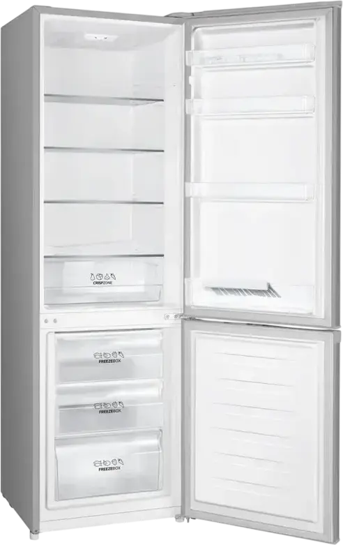 Frigider Combinat Gorenje RK58DPS4I, Congelator Jos, Volum Total 269L, Clasa Energetică D, Inverter, AdvancedNoFrost, Gri, 180x55x55.7 cm