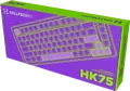 HATOR Hellyberry HK75 75% Compact Mechanical Keyboard, Wired, Pre-lubed Linear Switches, Hot-swappable, RGB Lighting & Knob