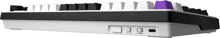 HATOR Hellyberry HK75 75% Compact Mechanical Keyboard, Wireless Tri-mode Wireless/Bluetooth/USB, Pre-lubed Linear Switches, Hot-swappable, RGB Lighting & Knob