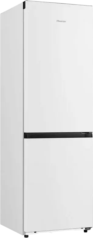 Hisense RB3K330SAIC Freestanding Combi Refrigerator, Total No Frost, 330L, Inverter Compressor, Metal-Tech Cooling, Wi-Fi Control, White, 185cm
