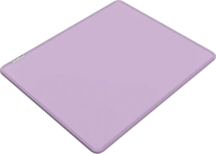 Pad Gaming HATOR Tonn EVO, Dimensiune Medium 360x300x4mm, Suprafata Textil, Baza din Cauciuc Natural Antiderapanta, Margini Cusute, Violet