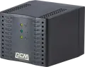 Стабилизатор напряжения Powercom TCA-1200, 1200ВА / 600Вт, однофазный, выход 240В, 4 розетки Schuko CEE 7/4, защита от перегрузок и скачков напряжения, черный