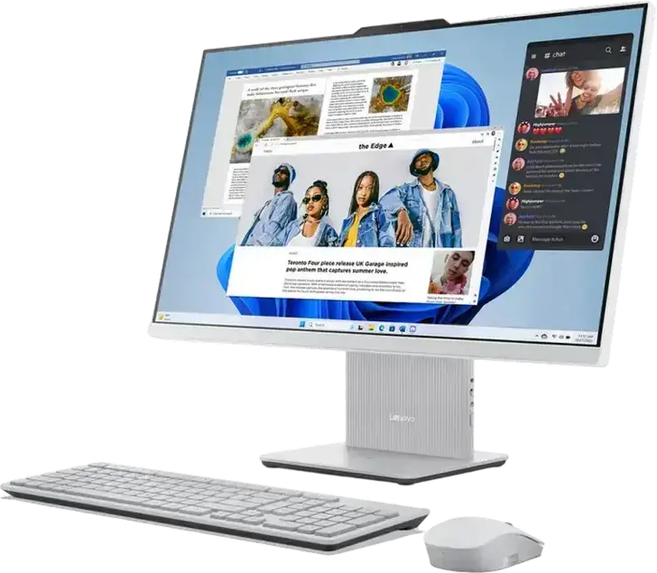 Lenovo IdeaCentre AIO 3 27ARR9 All-in-One PC, 27" FHD IPS Anti-glare, AMD Ryzen 5 7533HS, 8GB DDR5, 512GB SSD NVMe, Wi-Fi 6, Cloud Grey, No OS