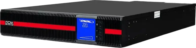 PCM Powercom MRT-10K Online UPS 10000VA 10000W Tower/Rackmount Uninterruptible Power Supply with LCD Display and Terminal Block, Black