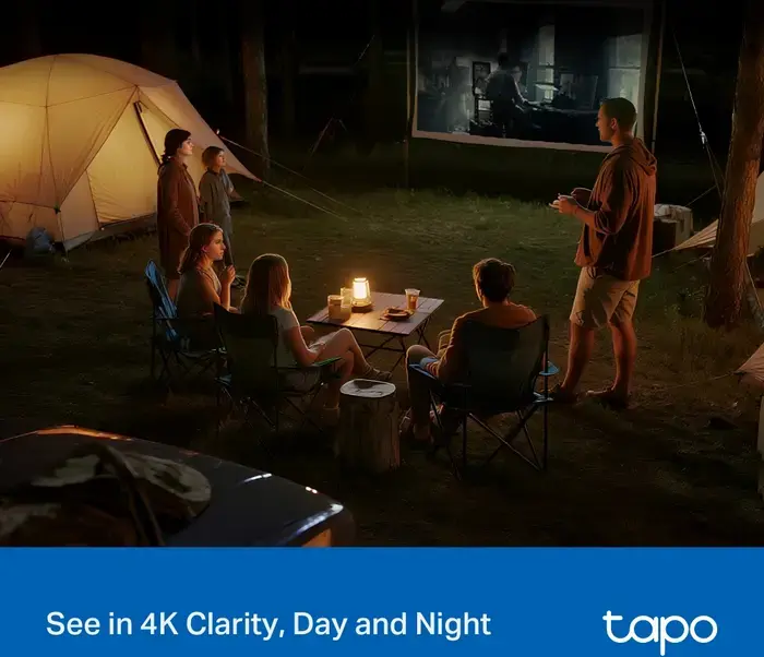 TP-Link Tapo C665G KIT Solar-Powered 4K Security Camera Set of 2 Pieces, Pan/Tilt 360 AI Tracking, 4G LTE & Dual-band Wi-Fi, IP65 Weatherproof, White