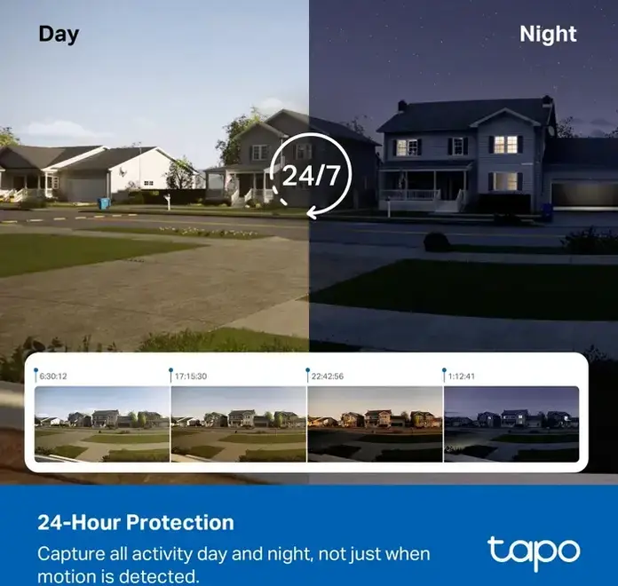 TP-Link Tapo C665G KIT Solar-Powered 4K Security Camera Set of 2 Pieces, Pan/Tilt 360 AI Tracking, 4G LTE & Dual-band Wi-Fi, IP65 Weatherproof, White