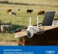TP-Link Tapo C665G KIT Solar-Powered 4K Security Camera Set of 2 Pieces, Pan/Tilt 360 AI Tracking, 4G LTE & Dual-band Wi-Fi, IP65 Weatherproof, White