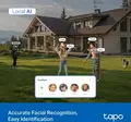 TP-Link Tapo C665G KIT Solar-Powered 4K Security Camera Set of 2 Pieces, Pan/Tilt 360 AI Tracking, 4G LTE & Dual-band Wi-Fi, IP65 Weatherproof, White