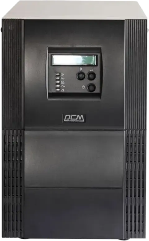 ИБП PCM VGS-3000 Online 3000ВА 2700Вт Источник Бесперебойного Питания Tower с LCD-дисплеем, 6 розетками, портами USB и RS232, Черный
