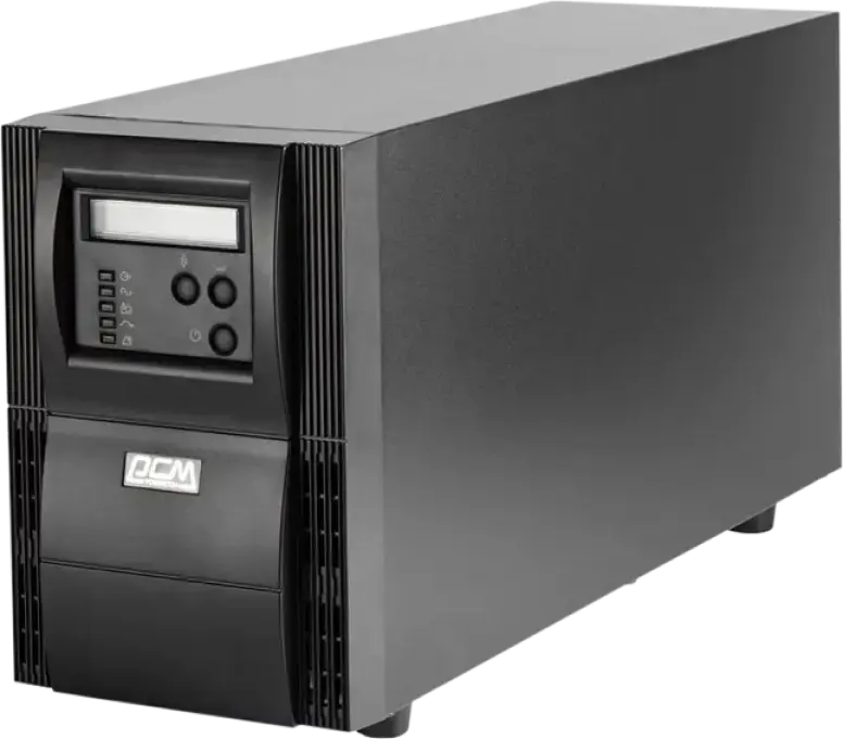 ИБП PCM VGS-3000 Online 3000ВА 2700Вт Источник Бесперебойного Питания Tower с LCD-дисплеем, 6 розетками, портами USB и RS232, Черный