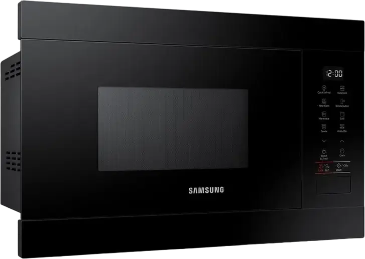 Cuptor cu microunde incorporabil cu grill Samsung MG22M8254AK/E2, 22L, 850W, Ceramic Inside, Defrost Rapid, Mod Eco, Negru