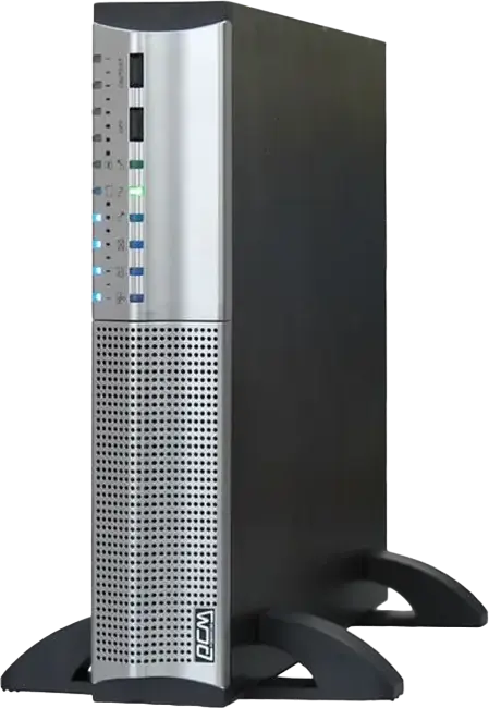 UPS PowerCom SRT-3000 Line-Interactive 3000VA 2700W Sursa de Alimentare Neintreruptibila Rackmount cu 8 Prize IEC-320, USB, RS232, Terminal EPO, Negru