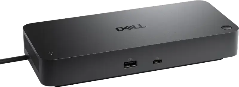 Док-станция Dell Pro Dock WD25 USB-C, блок питания 130 Вт, Power Delivery 100 Вт, Ethernet 2.5 Гбит/с, HDMI 2.1, DisplayPort 1.4, разрешение 6K, черный