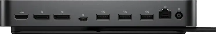 Док-станция Dell Pro Dock WD25 USB-C, блок питания 130 Вт, Power Delivery 100 Вт, Ethernet 2.5 Гбит/с, HDMI 2.1, DisplayPort 1.4, разрешение 6K, черный