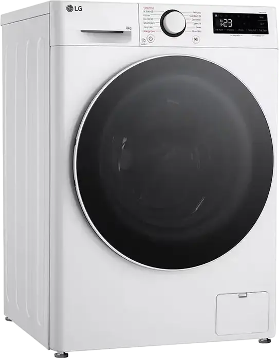 Masina de spalat rufe cu incarcare frontala LG F2WR508S0W, Capacitate 8 kg, AI DD Inverter Direct Drive, Clasa Energetica A, 1200 RPM, LG Steam, ThinQ, Alb