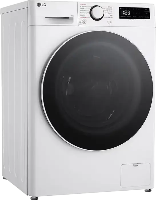 Masina de spalat rufe cu incarcare frontala LG F2WR508S0W, Capacitate 8 kg, AI DD Inverter Direct Drive, Clasa Energetica A, 1200 RPM, LG Steam, ThinQ, Alb