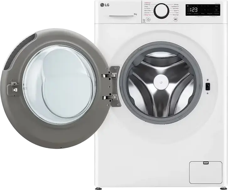Masina de spalat rufe cu incarcare frontala LG F2WR508S0W, Capacitate 8 kg, AI DD Inverter Direct Drive, Clasa Energetica A, 1200 RPM, LG Steam, ThinQ, Alb