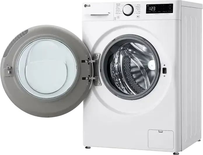 Masina de spalat rufe cu incarcare frontala LG F2WR508S0W, Capacitate 8 kg, AI DD Inverter Direct Drive, Clasa Energetica A, 1200 RPM, LG Steam, ThinQ, Alb