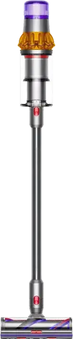 Беспроводной вертикальный пылесос Dyson V15 Detect Absolute, мощность всасывания 33.9 кПа, HEPA-фильтр, LCD-экран, цвет Silver, с док-станцией