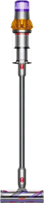 Беспроводной вертикальный пылесос Dyson V15 Detect Absolute, мощность всасывания 33.9 кПа, HEPA-фильтр, LCD-экран, цвет Silver, с док-станцией