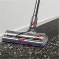 Беспроводной вертикальный пылесос Dyson V15 Detect Absolute, мощность всасывания 33.9 кПа, HEPA-фильтр, LCD-экран, цвет Silver, с док-станцией
