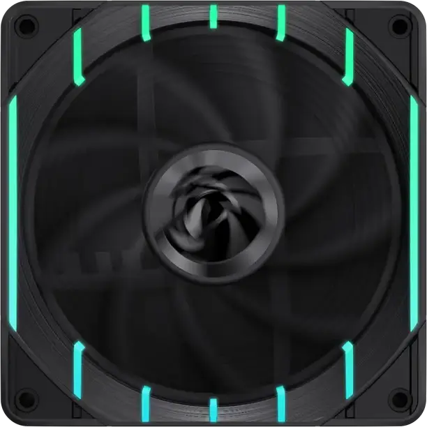 GAMEMAX Tornado T12 120mm ARGB PWM Case Fan, 800-2200 RPM, 66.89 CFM, Hydraulic Bearing, 24 LEDs with Claw-Mark Lighting, Black