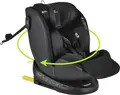 Cangaroo Castor i-Size 360 Universal Child Car Seat, Black, 0-36 kg, 40-150 cm, 0-12 Years, ISOFIX, 360 Degree Rotation, R129 Safety Standard, Side-Impact Protection