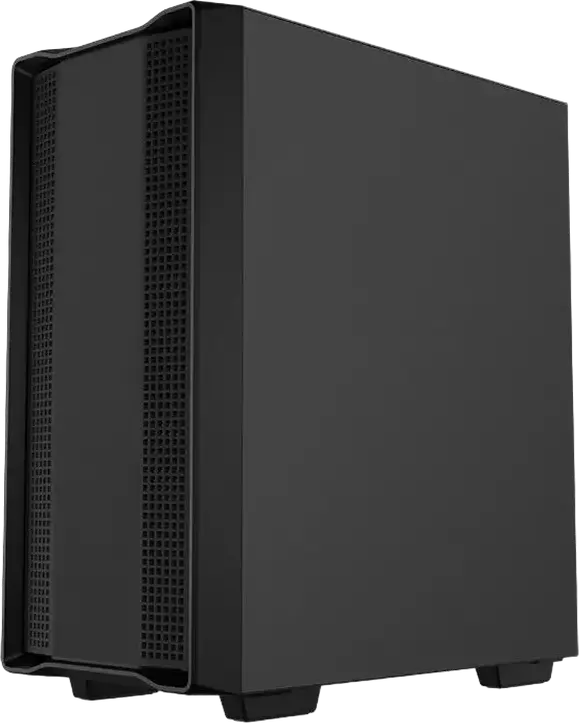 Carcasa Gaming Deepcool CC560 V2 Midi-Tower, Negru, Panou Lateral Sticla Calita, Fata Plasa, 4 Ventilatoare 120mm LED Albastre, Suport ATX/mATX/ITX